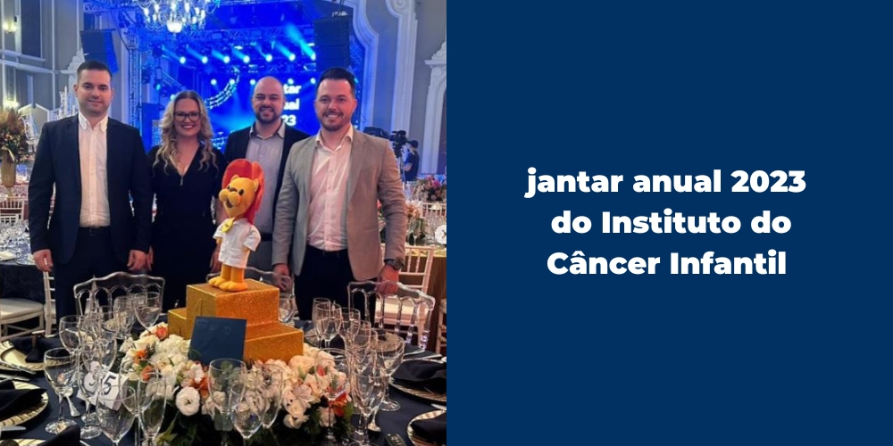 O Grupo DOC marcou presença no jantar anual do Instituto do Câncer Infantil! 