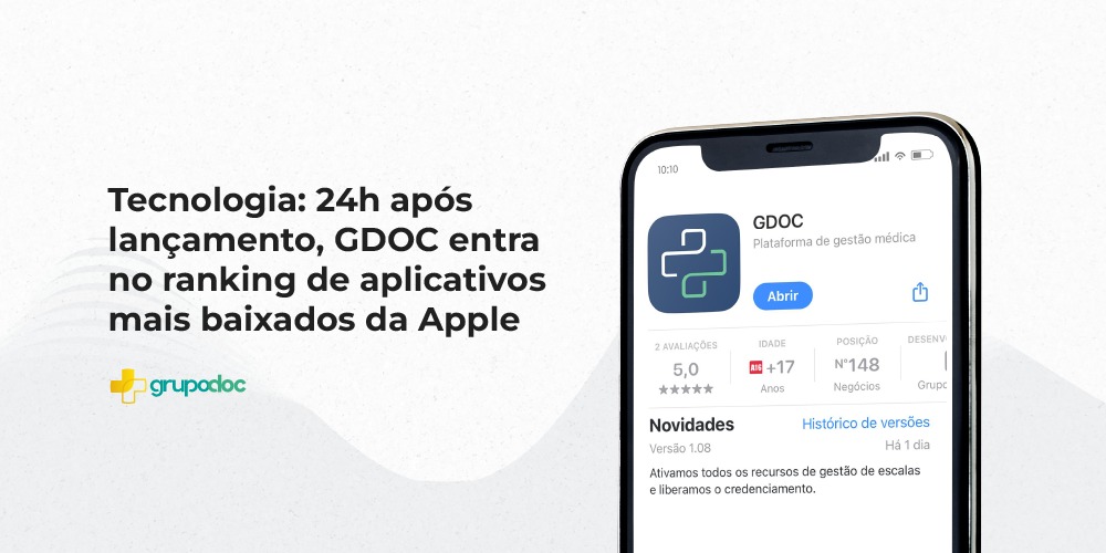 GDOC: Estamos nos trends da Apple! 